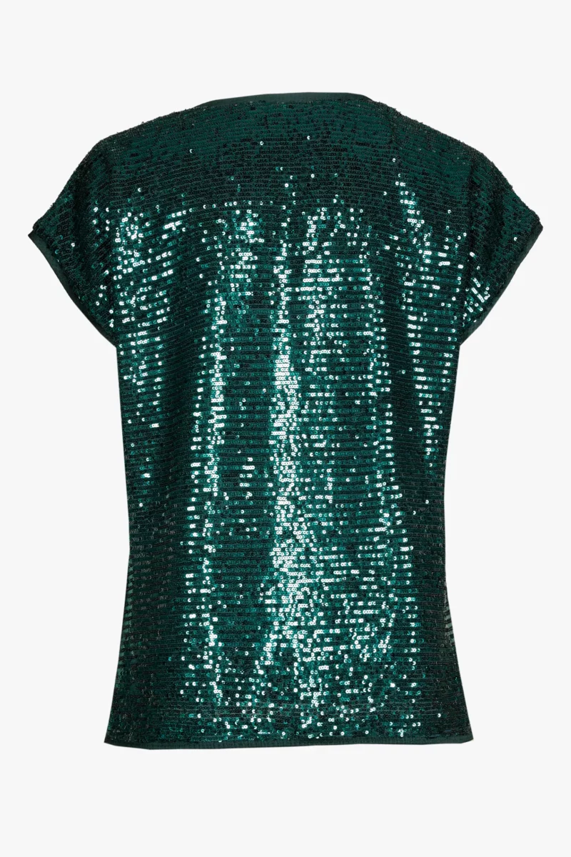 Top Havvi Bottle Green Xandres Gold - Afbeelding 4