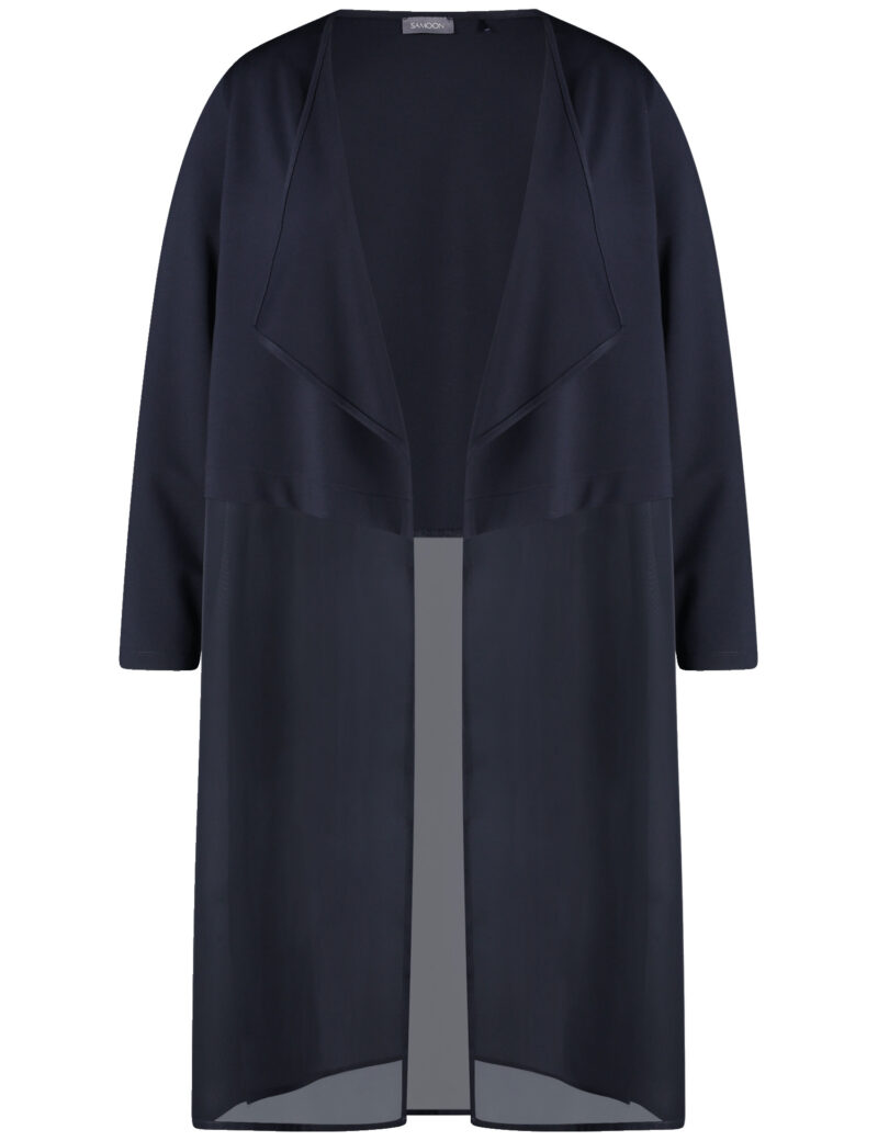 Cardigan Dark Lake Blue Samoon