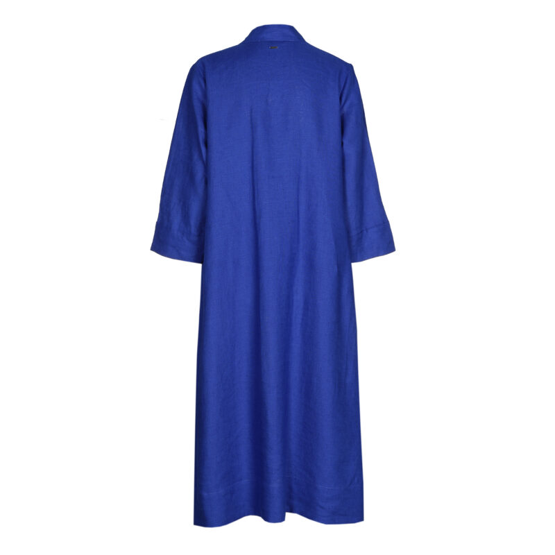 Jurk Kirane Italian Blue Xandres Gold - Afbeelding 5