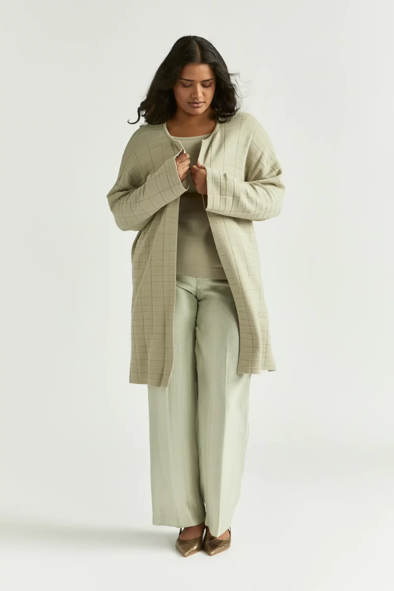 Cardigan Gabir Taupe Xandres Gold - Afbeelding 2