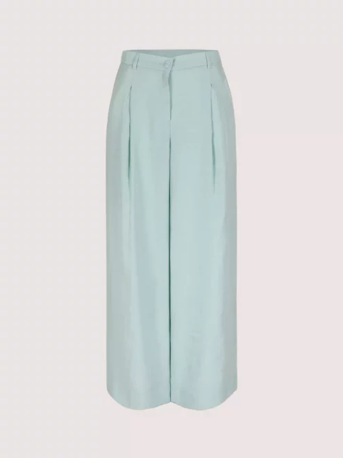 wijde broek met bandplooi 5