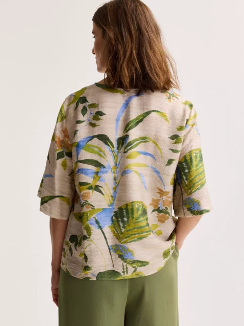 blouse met botanische print 2