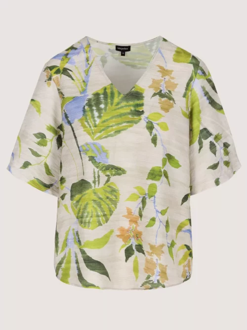 blouse met botanische print 5