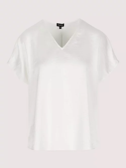 t shirtblouse met v hals